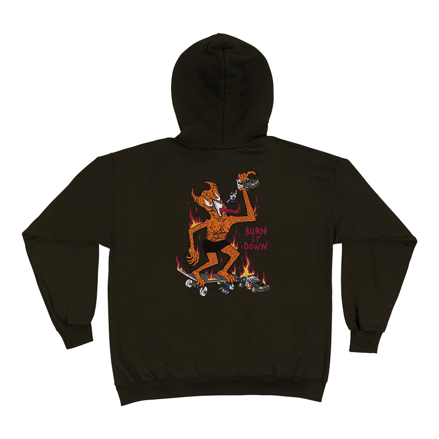 Sudadera Thrasher Burn It Down Dark Chocolate