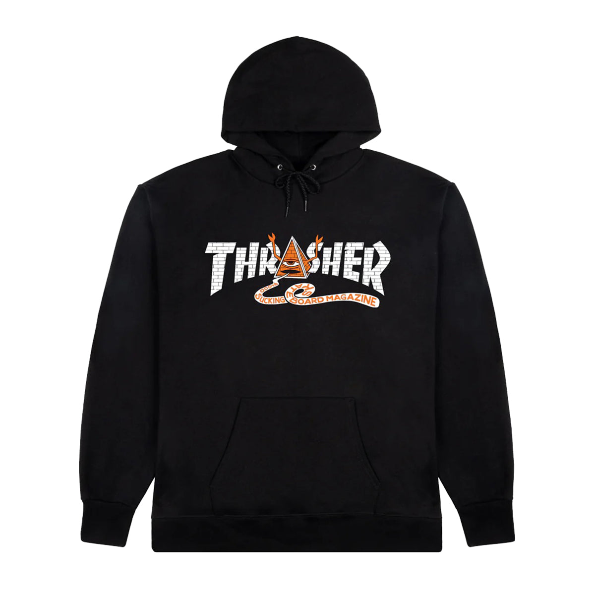 Sudadera Thrasher X Toy Machine Pyramid Black