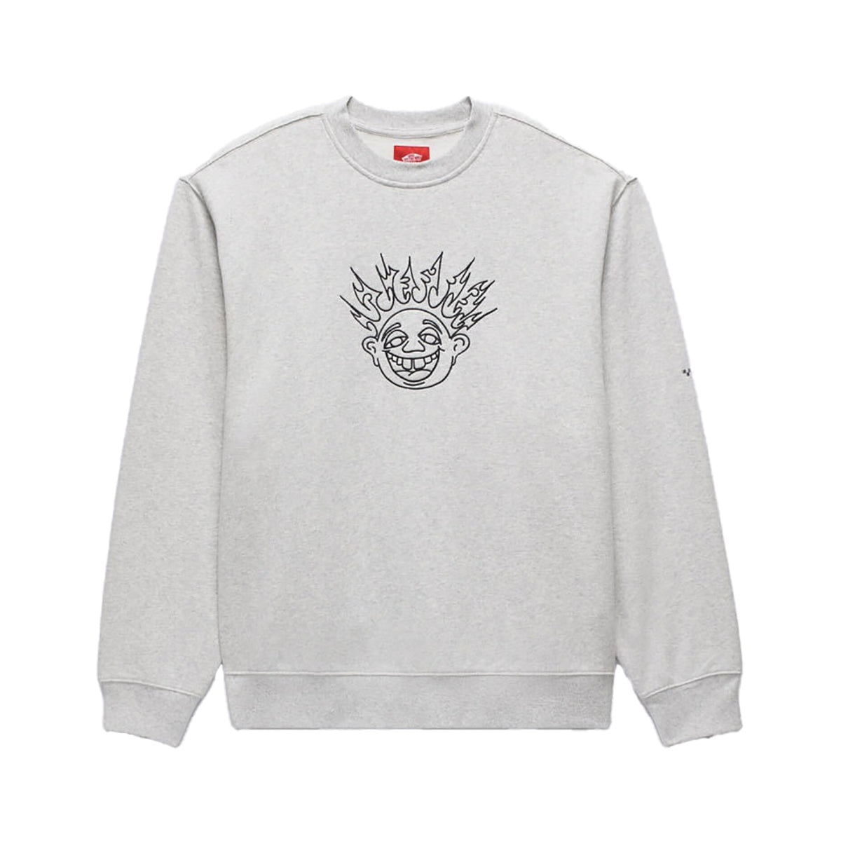 Sudadera Vans Skate Smile Spike Crew Ash Heather