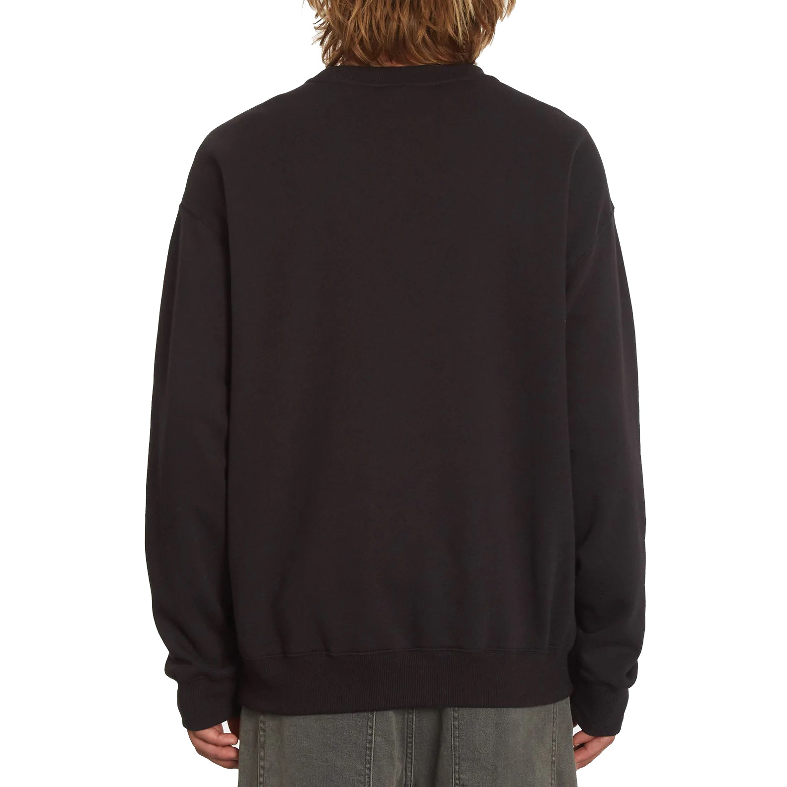 Sudadera Volcom Single Stone Crew Black