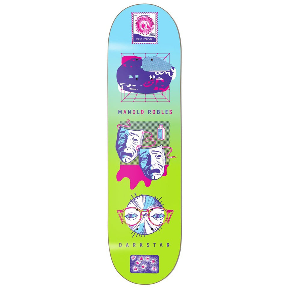 Tabla Skate Darkstar Manolo New Abnormal R7 8.0 + Lija