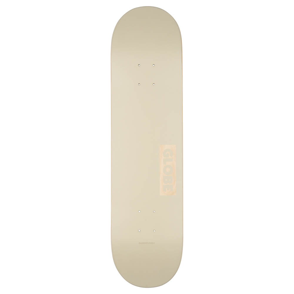 Tabla Skate Globe Goodstock Off White 8.0 + Lija