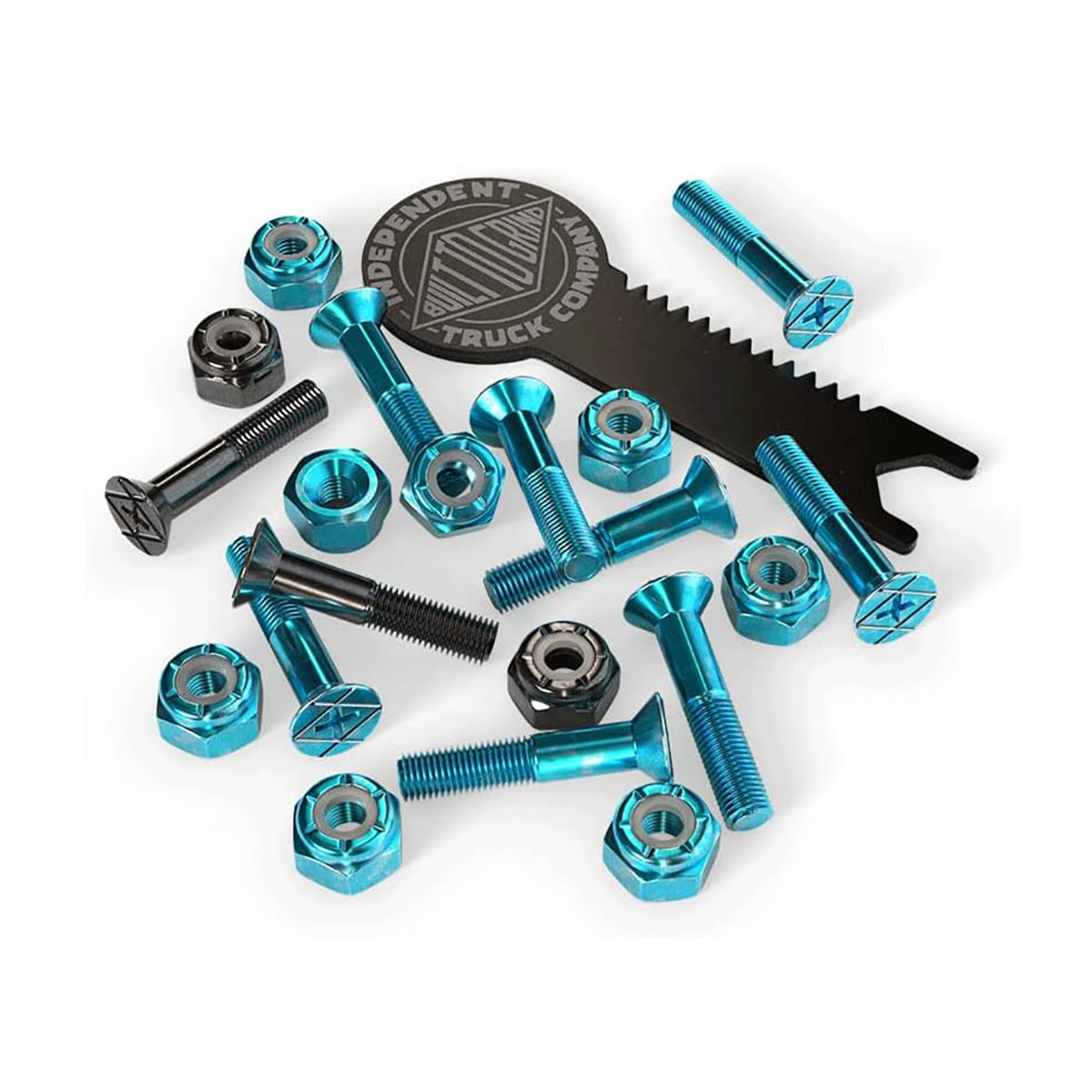 Tornillos Skate Independent Genuine Parts Phillips Blue Black 1"