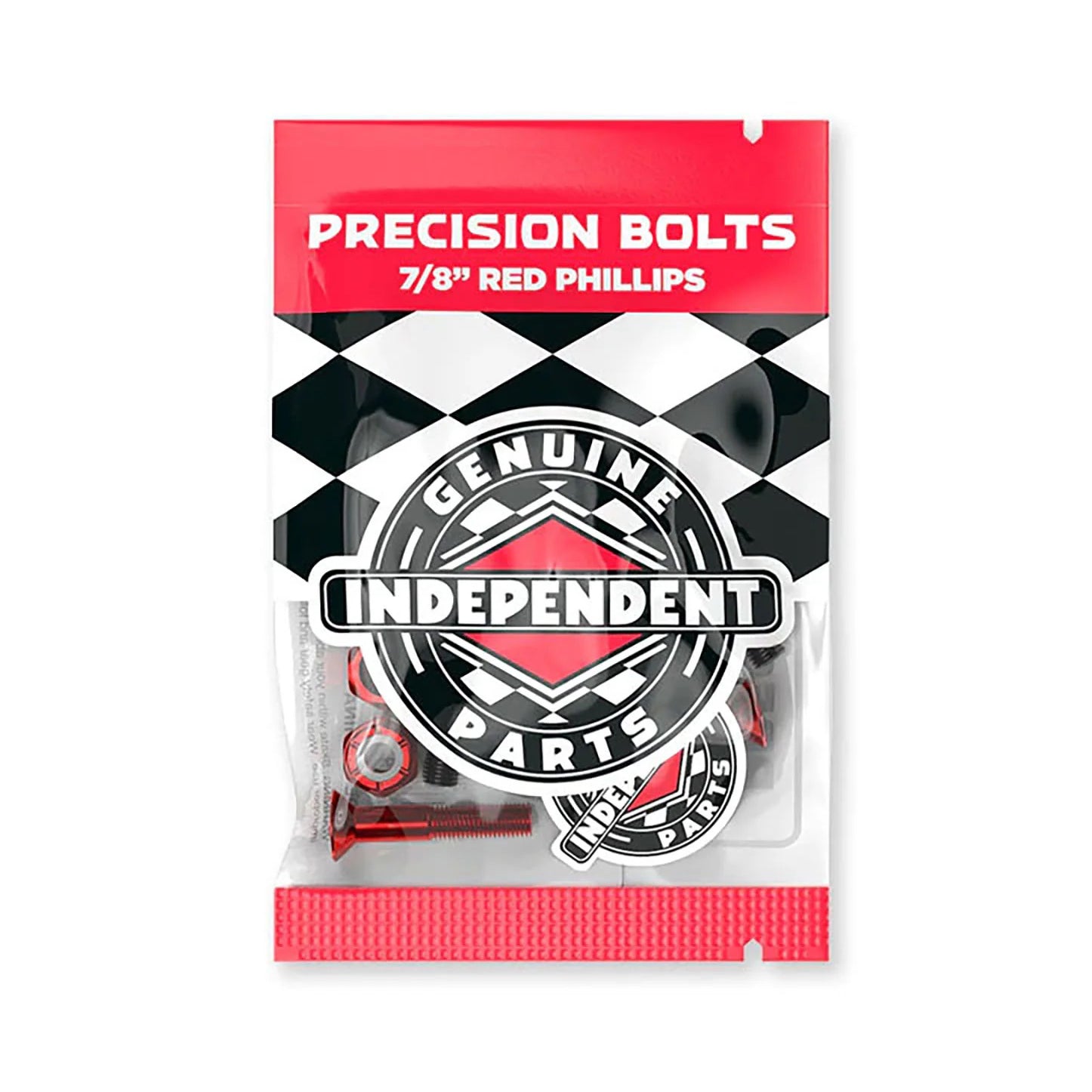 Tornillos Skate Independent Genuine Parts Phillips Black Red 7/8"