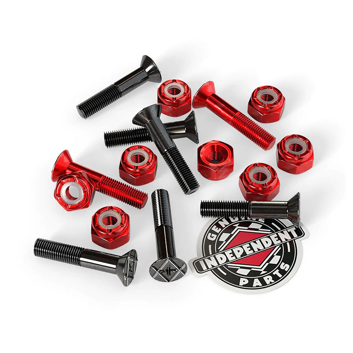 Tornillos Skate Independent Genuine Parts Phillips Black Red 7/8"