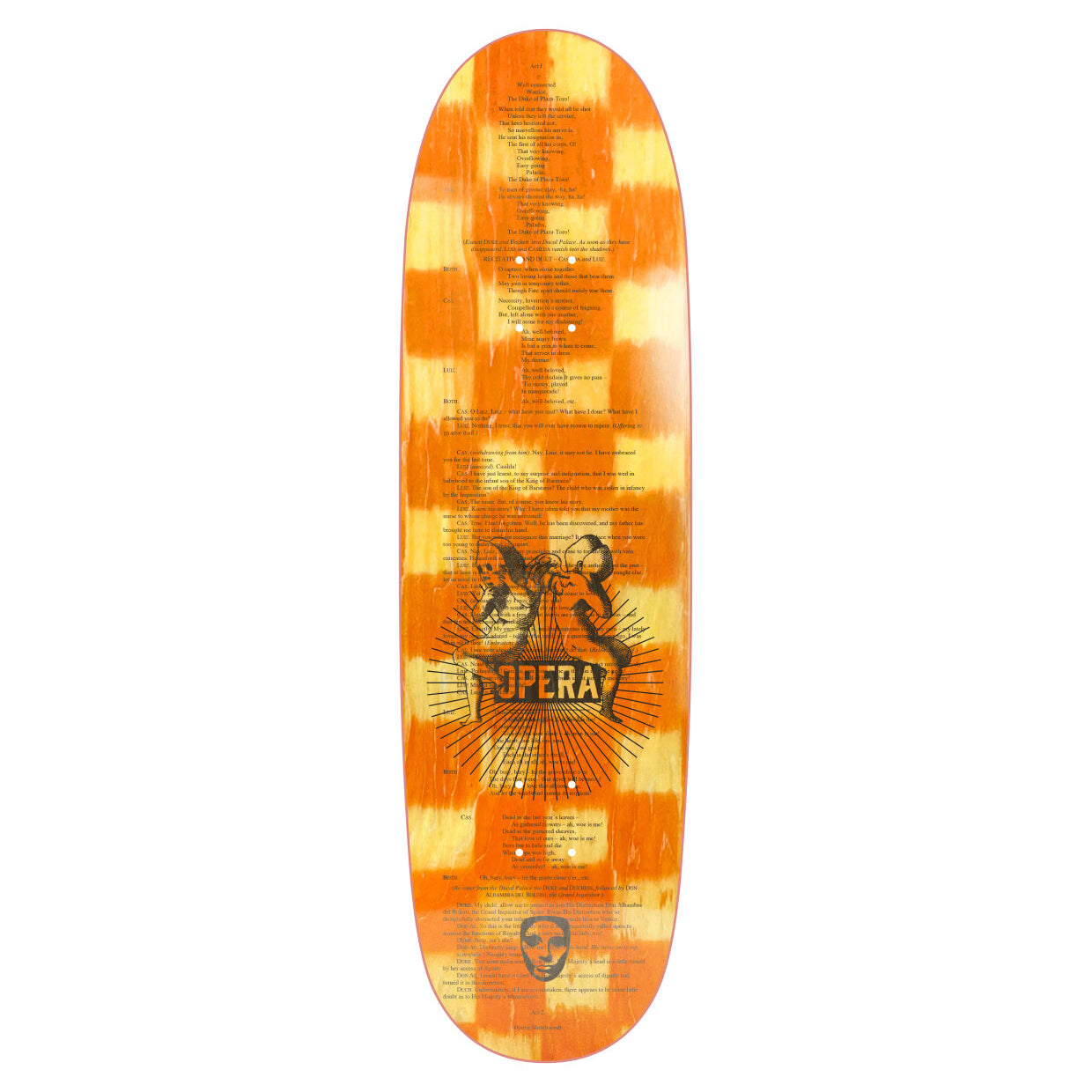 Tabla Skate Opera 2035 Laser 8.98 + Lija