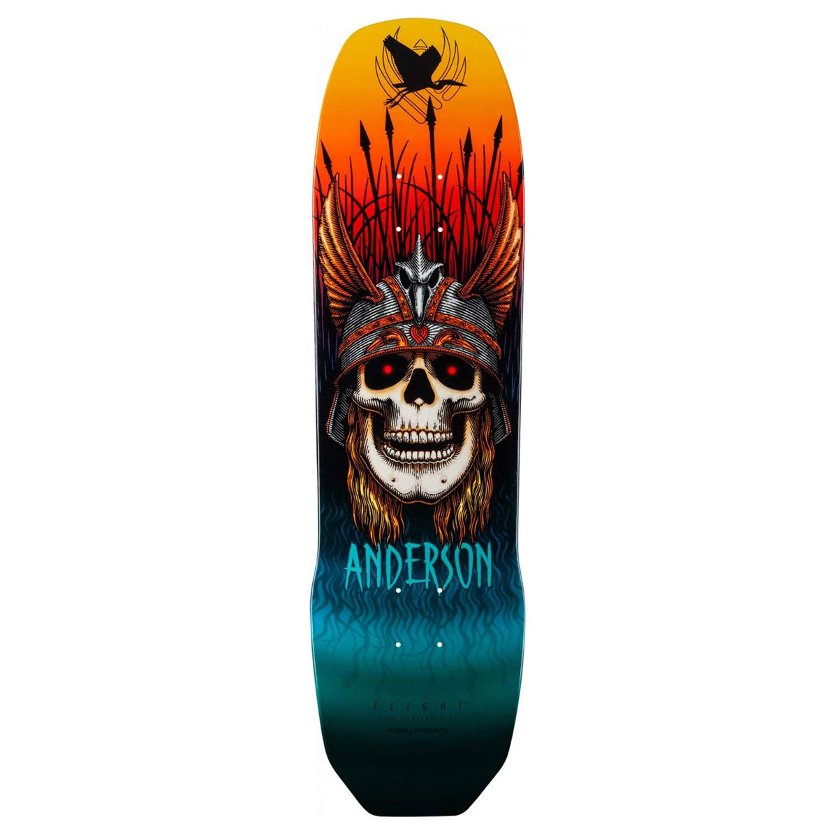 Tabla Skate Powell Peralta Pro Flight Andy Anderson Heron 8.45 + Lija