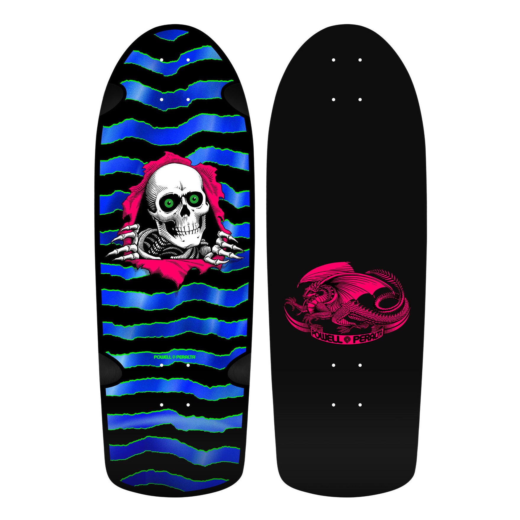 Tabla Skate Powell Peralta OG Ripper Blacklight Foil 10.0