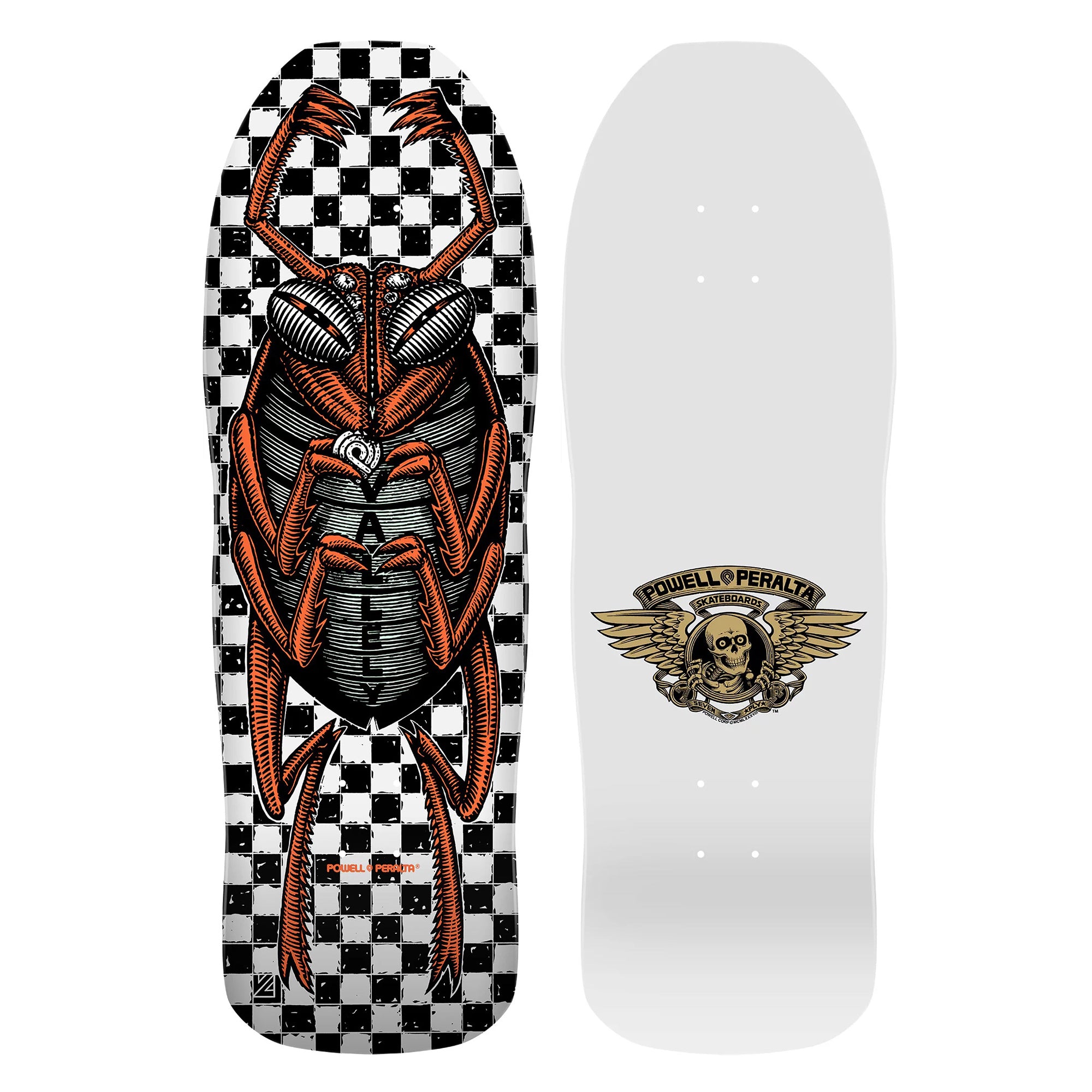 Tabla Skate Powell Peralta Vallely Bug White 10.0