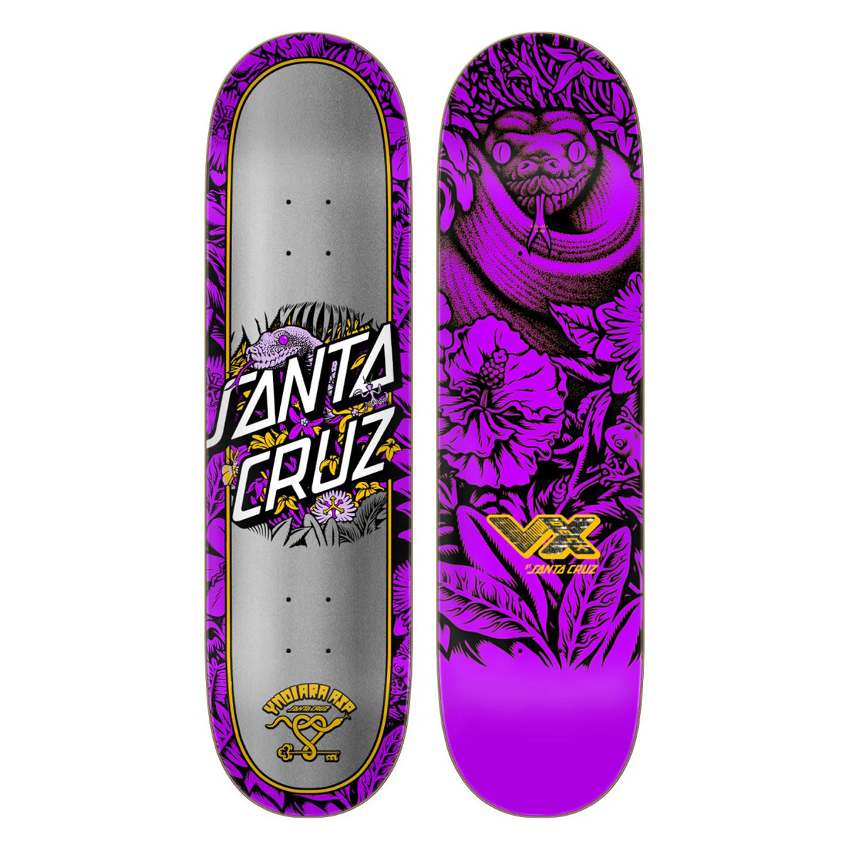 Tabla Skate Santa Cruz Asp Flores Dot VX 8.25 + Lija