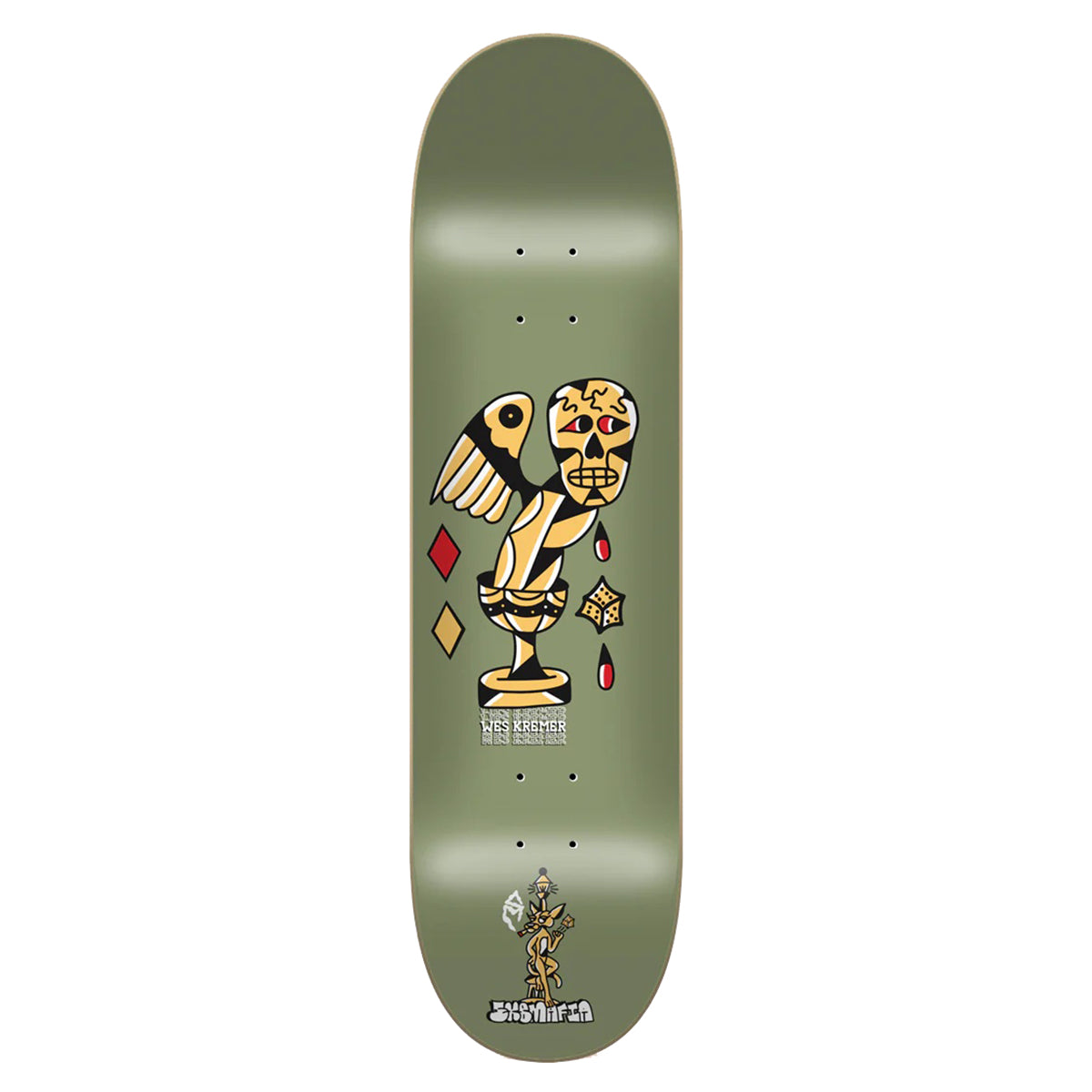 Tabla Skate Sk8mafia Kremer Smug 8.25 + Lija