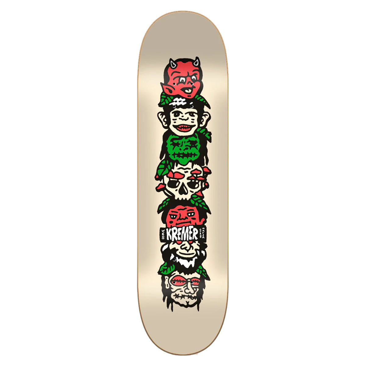 Tabla Skate Sk8mafia Piled Kremer 8.25 + Lija