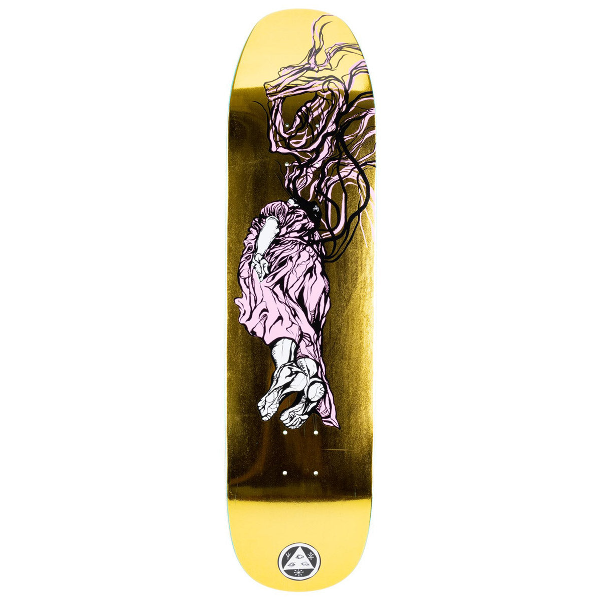 Tabla Skate Welcome Transcend Son Of Moontrimmer Gold Foil 8.21 + Lija