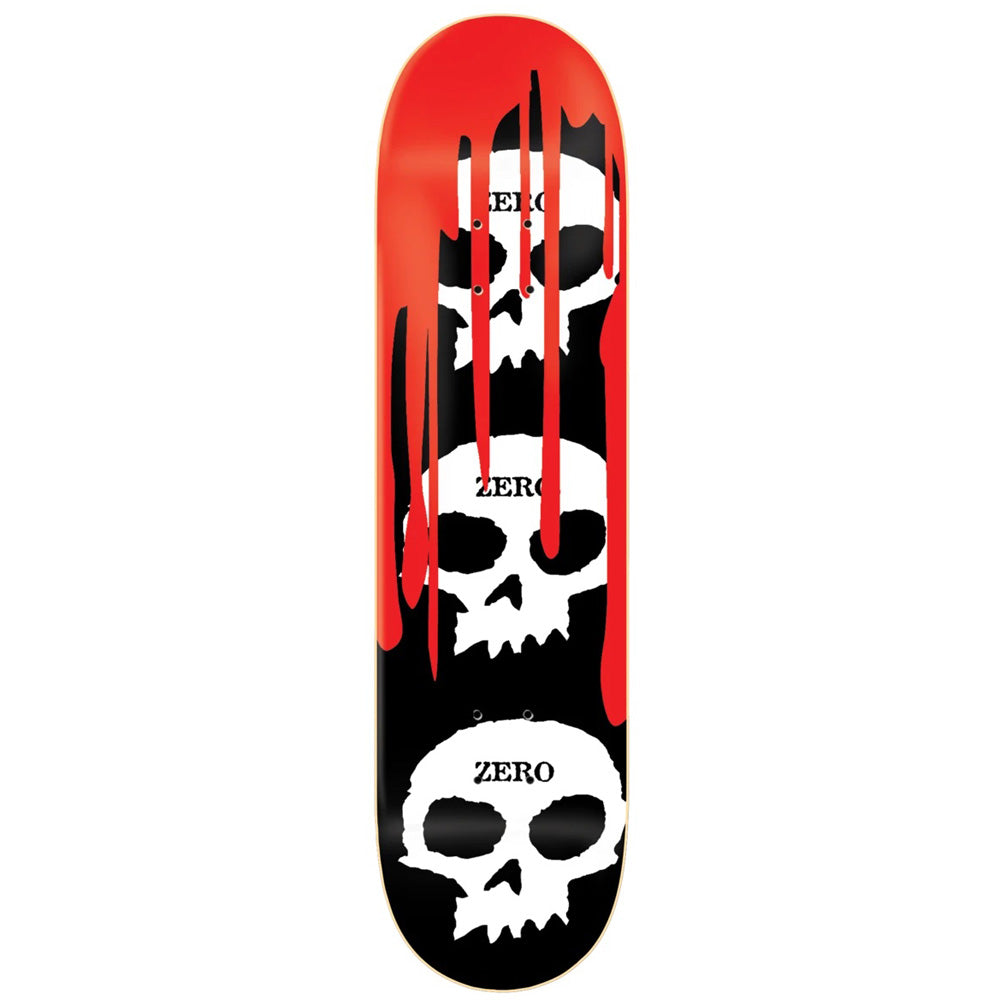 Tabla Skate Zero 3 Skull Blood 8.0 + Lija