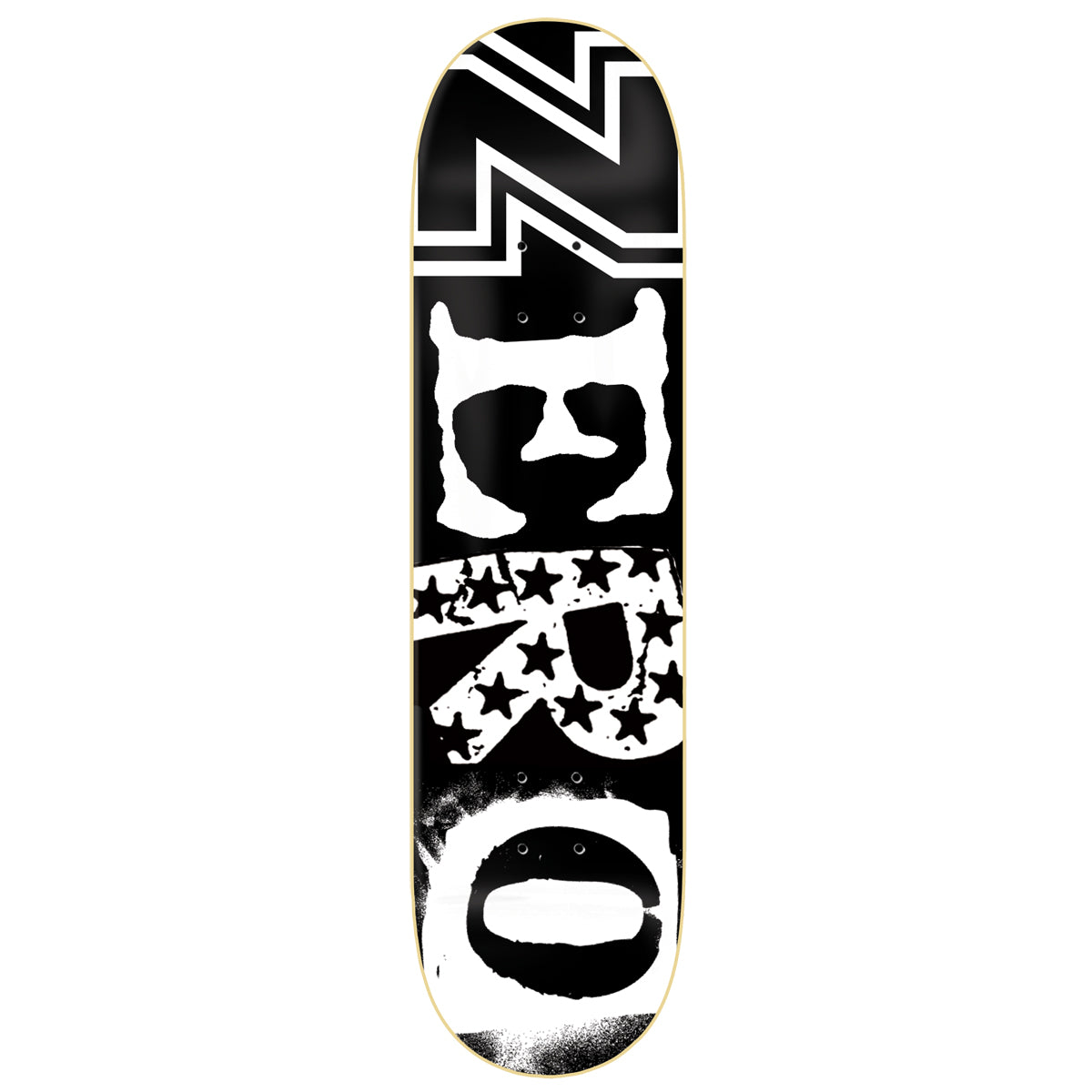 Tabla Skate Zero Legacy Ransom Black White 8.25 + Lija