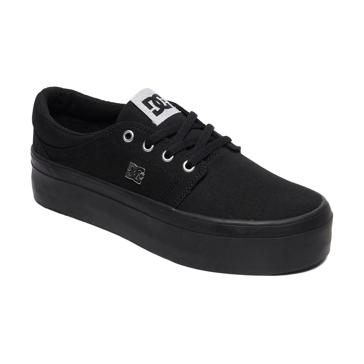 Zapatillas DC Shoes Trase Platform TX Black Silver